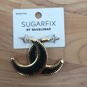 SUGARFIX BY BAUBLEBAR HALF MOON EARRINGS